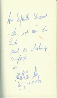 Bild des Verkufers fr Grenzgnge oder die Heimkehr nach drauen (SIGNIERTES EXEMPLAR) zum Verkauf von books4less (Versandantiquariat Petra Gros GmbH & Co. KG)