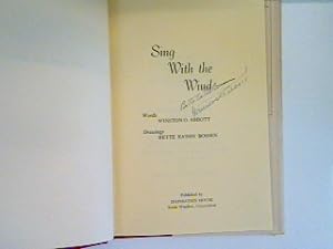 Seller image for Sing with the Wind (SIGNIERTES EXEMPLAR) for sale by books4less (Versandantiquariat Petra Gros GmbH & Co. KG)