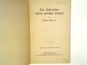 Bild des Verkufers fr Das Shneleiden unseres gttlichen Erlsers. Sechste Folge der Theologischen Zeitfragen. zum Verkauf von books4less (Versandantiquariat Petra Gros GmbH & Co. KG)