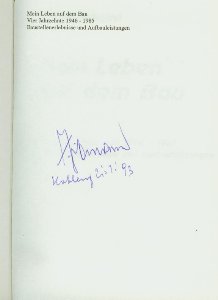 Bild des Verkufers fr Mein Leben auf dem Bau (SIGNIERTES EXEMPLAR) vier Jahrzehnte von 1946 - 1985 , Baustellenerlebnisse und Aufbauleistungen. zum Verkauf von books4less (Versandantiquariat Petra Gros GmbH & Co. KG)