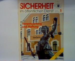 Seller image for Recht: Verantwortung und Haftung - Sicherheit im ffentlichen Dienst - Nr. 1 / 1994 - 24. Jahrgang - Januar / Februar 1994 for sale by books4less (Versandantiquariat Petra Gros GmbH & Co. KG)