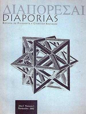 Imagen del vendedor de DIAPORIAS - No. 1 - Ao I, noviembre de 2002. (La esttica de los sucesos de diciembre de 2001 por Mara Jos Rossi) a la venta por Buenos Aires Libros