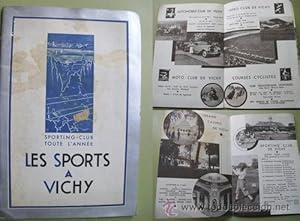 Folleto Turismo - Tourist Brochure : LES SPORTS A VICHY - 1933