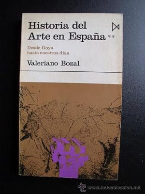 HISTORIA DEL ARTE EN ESPAÑA. 2 tomos