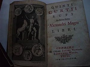 Quinti Curtii Rufi de rebus gestis Alexandri Magni libri
