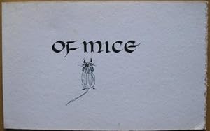 Imagen del vendedor de OF MICE. A selection. Third edition, a la venta por Barry McKay Rare Books