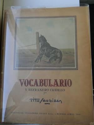 Imagen del vendedor de Vocabulario y Refranero Criollo a la venta por Clement Burston Books