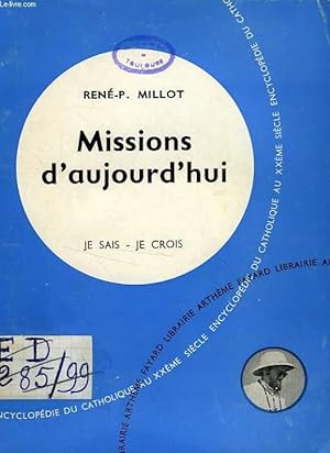 Seller image for MISSIONS D'AUJOURD'HUI for sale by Le-Livre