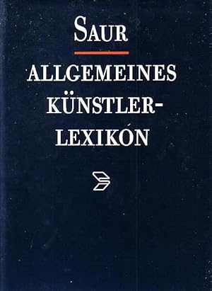 Bild des Verkufers fr Allgemeines Knstlerlexikon : Die Bildenden Knstler aller Zeiten und Vlker. Band 8 separat: Bayonne - Benech. zum Verkauf von Antiquariat Carl Wegner