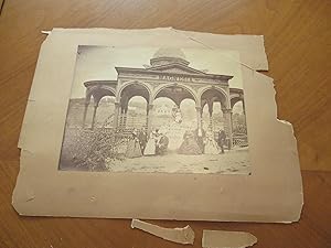 Large Very Early Photograph of the Magnesia Temple at Sharon Springs