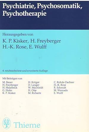 Seller image for Psychiatrie, Psychosomatik, Psychotherapie for sale by Martin Preuß / Akademische Buchhandlung Woetzel