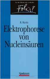 Imagen del vendedor de Elektrophorese von Nucleinsuren a la venta por Martin Preu / Akademische Buchhandlung Woetzel