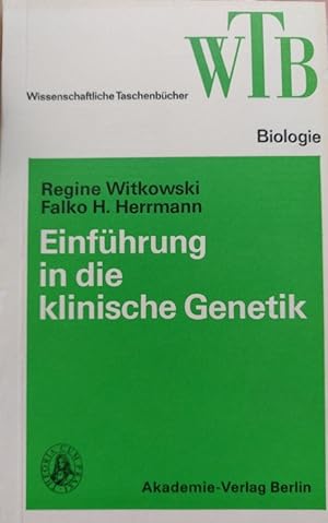 Imagen del vendedor de Einfhrung in die klinische Genetik a la venta por Martin Preu / Akademische Buchhandlung Woetzel