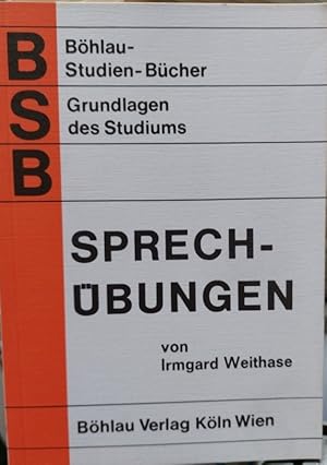 Imagen del vendedor de Sprechbungen a la venta por Martin Preu / Akademische Buchhandlung Woetzel