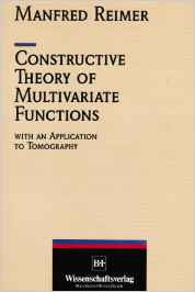 Constructive Theory of Multivariate Functions with an Application to Tomography