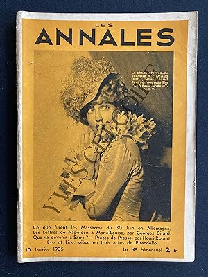 LES ANNALES-10 JANVIER 1935