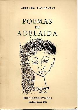 Imagen del vendedor de POEMAS DE ADELAIDA. a la venta por Librera Javier Fernndez