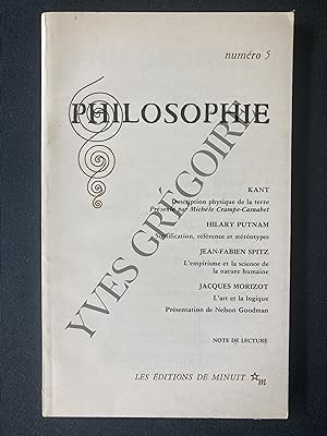 PHILOSOPHIE-NUMERO 5-FEVRIER 1985