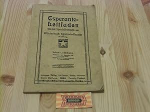 Esperanto-Leitfaden mit Sprechübungen. Wörtebuch Esperanto-Deutsch im Anhang.