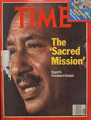 Time Magazine November 28 1977 - Egypt's President Sadat