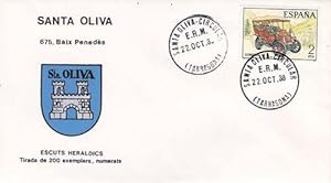 SANTA OLIVA (Tarragona) - 675 BAIX PENEDÉS - ESCUTS HERÁLDICS (Escudos Heráldicos)