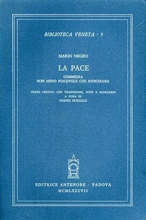 Seller image for La Pace. Commedia non meno piacevole che ridicolosa. for sale by FIRENZELIBRI SRL