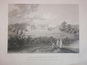 Original Antique Engraving Illustrating Atttingham in Shropshire By W.Angus. Published in 1800.