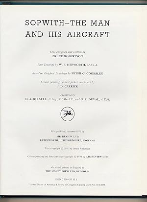 Seller image for Sopwith; The Man and His Aircraft for sale by Little Stour Books PBFA Member