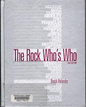Imagen del vendedor de The Rock Who's Who a la venta por Jonathan Grobe Books