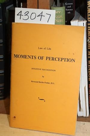 Image du vendeur pour Law of Life Moments of Perception Intuitive Recognition mis en vente par Princeton Antiques Bookshop