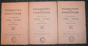 Seller image for Folkminnen folktankar. Band XIX (1932) , Hefte 1/2, 3 u. 4. for sale by Antiquariat Peda