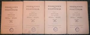 Immagine del venditore per Folkminnen folktankar. Band XXIII (1936) , Hefte 1, 2, 3 u. 4. venduto da Antiquariat Peda