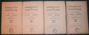 Seller image for Folkminnen folktankar. Band XX (1933) , Hefte 1, 2, 3 u. 4. for sale by Antiquariat Peda