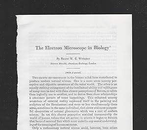 Seller image for The Electron Microscope In Biology for sale by Legacy Books II