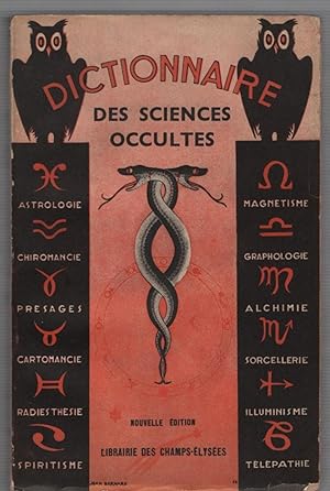 Bild des Verkufers fr Dictionnaire Des Science Occultes zum Verkauf von Recycled Books & Music