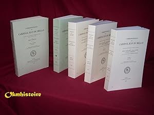 Bild des Verkufers fr CORRESPONDANCE du cardinal Jean DU BELLAY ( 1529 - 1550 ) --------------- 5 Volumes [ Tome 1 > 5 ] zum Verkauf von Okmhistoire