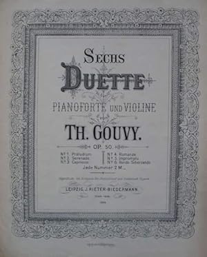 Sechs Duette für Pianoforte und Violine: OP.50 - No.2 Serenade
