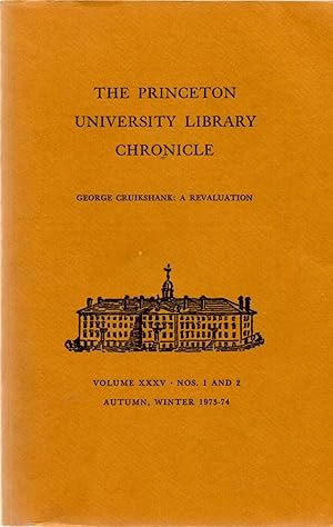 Image du vendeur pour George Cruikshank : A Revelation : The Princeton University Library Chronicle Volume XXXV Nos. 1 and 2 1974 mis en vente par Book Booth