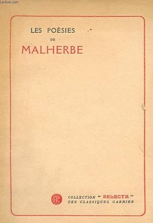 LES POESIES DE MALHERBE by MALHERBE & PHILIPPE MARTINON: bon Couverture ...