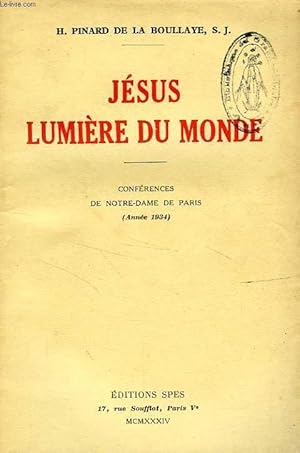 Imagen del vendedor de JESUS, LUMIERE DU MONDE a la venta por Le-Livre