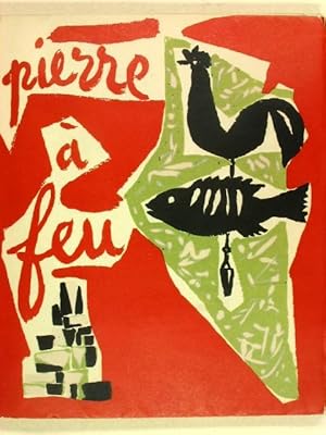 Pierre à feu. Provence noire. Couverture et 50 Lithographie originales d'André Marchand. Textes r...
