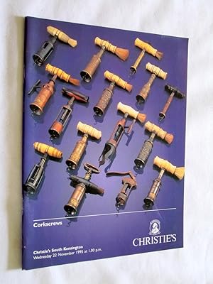 Corkscrews, 22 November 1995, Christie's Auction Catalogue.