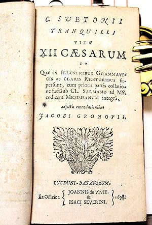 Vitae XII Caesarum et quae ex illustribus grammaticis ac claris rhetoribusÖcum prioris partis col...