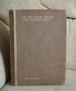 Imagen del vendedor de As The Heart Speaks And Other Poems a la venta por James Hulme Books