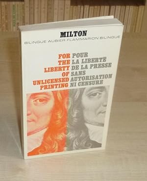 For the liberty of unlicensed printing-Pour la liberté de la presse sans autorisation ni censure,...