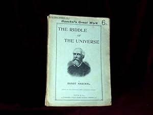 Bild des Verkufers fr The Riddle of the Universe at the Close of the Nineteenth Century; zum Verkauf von Wheen O' Books