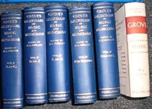 Grove's Dictionary of Music and Musicians 5 Vols. + Supplementary Volume