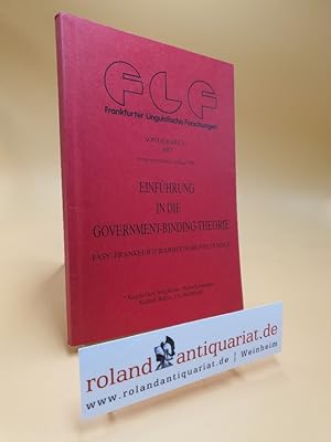 Seller image for Frankfurter Linguistische Forschungen Sonderheft 1 1987. for sale by Roland Antiquariat UG haftungsbeschrnkt
