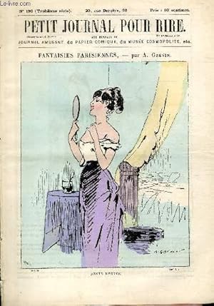 Seller image for Petit journal pour rire N190 de la 3 srie, Fantaisies parisiennes par Grvin. for sale by Le-Livre