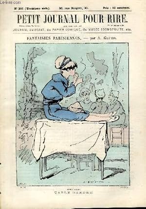 Seller image for Petit journal pour rire N205 de la 3 srie, Fantaisies parisiennes par Grvin. for sale by Le-Livre